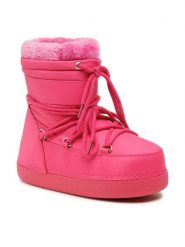 Jenny Fairy Śniegowce WS19002-06 Różowy. Czerwone śniegowce damskie Jenny Fairy, z materiału. Za 199.99 zł.