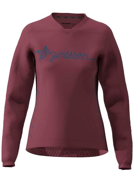 Zimtstern Koszulka "EcoFlowz" w kolorze bordowym rozmiar: M. Czerwone bluzki damskie Zimtstern, m, bez wzorów, bez kołnierzyka, bez ramiączek. Za 135.49 zł.