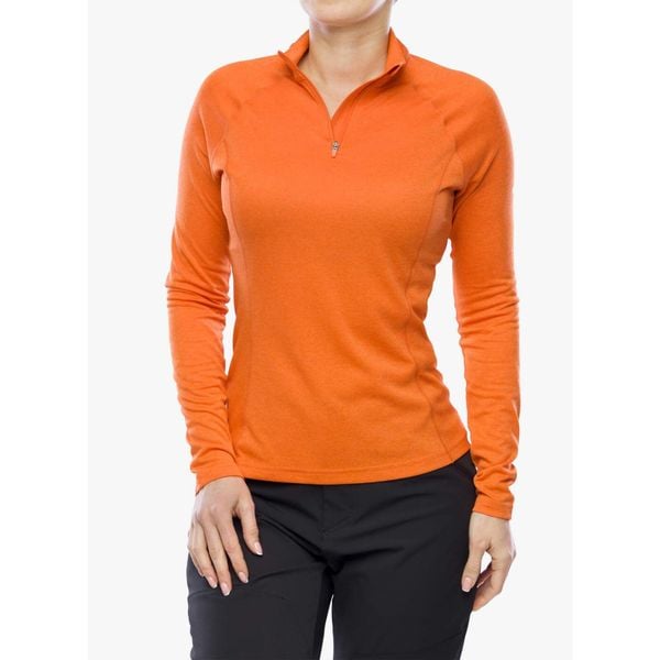Bluza termoaktywna damska Montane Dart Zip Neck. Brązowe bluzy damskie Montane, bez wzorów, bez kaptura. Za 150.99 zł.