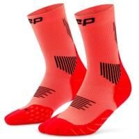 Damskie krótkie skarpety kompresyjne sportowe Core Run do połowy łydki CEP. Brązowe skarpetki damskie CEP, bez wzorów, z elastanu. Za 84.00 zł.