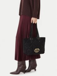 LOVE MOSCHINO Torebka JC4312PP0NKE0000 Czarny. Czarne torebki klasyczne damskie Love Moschino, ze skóry, bez dodatków. Za 789.99 zł.