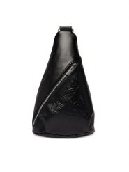 Guess Plecak V6GZ06 W2121 Czarny. Czarne plecaki Guess, z aplikacjami, ze skóry. Za 279.99 zł.