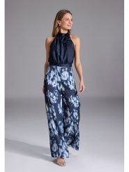 SWING Kombinezon w kolorze granatowym rozmiar: 40. Niebieskie kombinezony damskie Swing, bez wzorów, bez kołnierzyka, bez ramiączek. Za 304.99 zł.