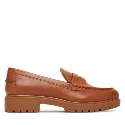 Mokasyny LAUREN RALPH LAUREN. Brązowe mokasyny damskie Lauren Ralph Lauren, bez obcasa. Za 619.99 zł.