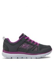 Skechers Sneakersy New World 12997/CCPR Szary. Szare obuwie sportowe damskie Skechers, z materiału, bez zapięcia. Za 139.99 zł.