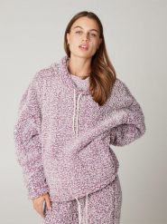 Protest Bluza "Larimar" w kolorze fioletowym rozmiar: S. Różowe bluzy damskie Protest, s, bez wzorów, z kapturem. Za 70.24 zł.