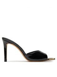 Aldo Klapki Anniebrilden 13740438 Czarny. Czarne klapki damskie ALDO, bez wzorów, ze skóry, bez obcasa, bez zapięcia. Za 379.99 zł.