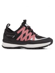Geox Sneakersy "Braies" w kolorze czarno-jasnoróżowym rozmiar: 37. Czarne obuwie sportowe damskie Geox, z gumy, bez zapięcia. Za 200.13 zł.