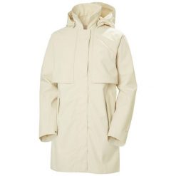 Kurtka przeciwdeszczowa damska Helly Hansen Lilja Rain. Białe kurtki damskie Helly Hansen, l, bez wzorów, bez kaptura. W wyprzedaży za 874.00 zł.