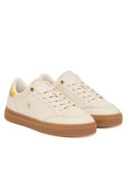 Tommy Hilfiger Sneakersy CHIC SNEAKER ELEVATED FW0FW09400 Beżowy. Brązowe obuwie sportowe damskie Tommy Hilfiger, ze skóry, bez zapięcia. Za 449.99 zł.