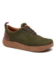 Comfortfusse Skórzane sneakersy w kolorze khaki rozmiar: 45. Brązowe obuwie sportowe damskie Comfortfüße, z nubiku, bez zapięcia. Za 317.99 zł.