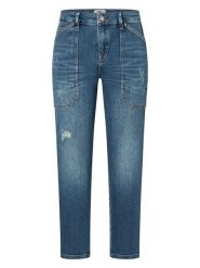 MAC Dżinsy "Iowa" - Slim fit - w kolorze niebieskim rozmiar: 38. Niebieskie jeansy damskie MAC. Za 260.99 zł.