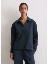 Marc O´Polo Bluza w kolorze granatowym rozmiar: L. Niebieskie bluzy damskie l, bez wzorów, z bawełny, bez kaptura. Za 105.14 zł.