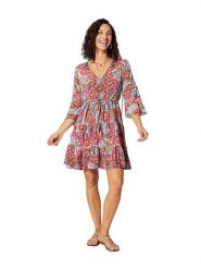 Ipanima Sukienka w kolorze różowo-błękitnym rozmiar: 34/36. Różowe sukienki damskie Ipanima, bez wzorów, bez ramiączek. Za 65.99 zł.