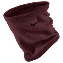 Polarowy komin dla kobiet Nike One Therma-Fit. Brązowe kominy damskie Nike, bez wzorów, z polaru. Za 180.00 zł.