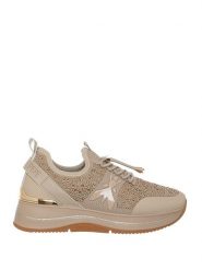Patrizia Pepe Sneakersy w kolorze beżowym rozmiar: 38. Brązowe obuwie sportowe damskie Patrizia Pepe, bez zapięcia. Za 575.95 zł.