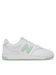New Balance Sneakersy BBW80MTG Biały. Białe obuwie sportowe damskie New Balance, ze skóry, bez zapięcia. Za 229.99 zł.