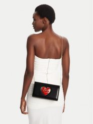 LOVE MOSCHINO Torebka JC4186PP1NLP0000 Czarny. Czarne torebki wieczorowe damskie Love Moschino, bez wzorów, ze skóry, bez dodatków. Za 379.99 zł.