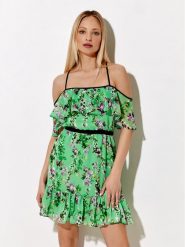 Rage Age Sukienka letnia Sofia Zielony Regular Fit. Zielone sukienki damskie Rage Age, bez wzorów, z syntetyku, bez ramiączek. Za 499.99 zł.
