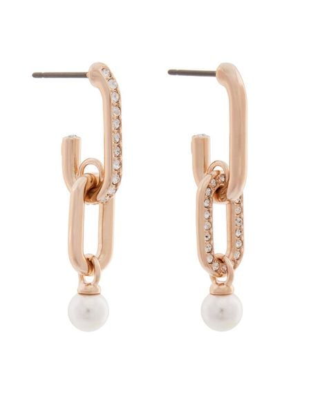 Swarovski Kolczyki Constella 5728585 Różowe złoto. Czerwone kolczyki damskie Swarovski, metalowe. Za 379.99 zł.