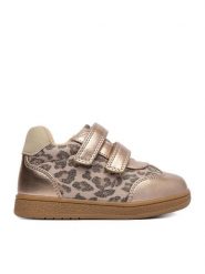 DeeZee Sneakersy CEO-BP23766-11 Beżowy. Brązowe buty sportowe dziewczęce DeeZee, ze skóry, bez zapięcia. Za 89.99 zł.