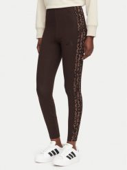 Adidas Legginsy Seasonal Essentials Animal Print 3-Stripes KV9302 Brązowy Slim Fit. Brązowe legginsy damskie Adidas, xs, bez wzorów, z bawełny. Za 149.99 zł.