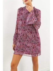 Milan Kiss Sukienka w kolorze fioletowym rozmiar: M. Różowe sukienki damskie Milan Kiss, bez wzorów, bez ramiączek. Za 121.80 zł.