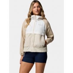 Kurtka Damska Columbia Spire Valley. Brązowe kurtki sportowe damskie Columbia, bez wzorów, z softshellu, bez kaptura. Za 299.00 zł.