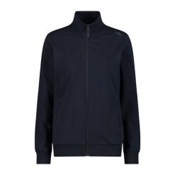 Damska bluza dresowa CMP. Zielone bluzy damskie CMP, bez wzorów, z bawełny, bez kaptura. Za 245.05 zł.