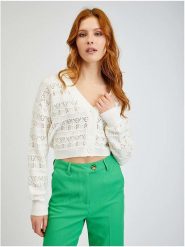 Orsay Kardigan w kolorze białym rozmiar: M. Białe kardigany damskie Orsay, m, bez wzorów. Za 65.54 zł.