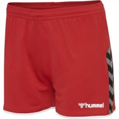 Spodenki damskie sportowe Hummel Authentic Charge Poly Shorts. Czerwone obuwie sportowe damskie Hummel, na fitness i siłownię. Za 50.00 zł.