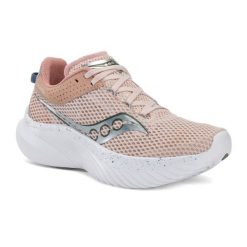 Buty do biegania damskie Saucony Kinvara 14. Czerwone obuwie sportowe damskie Saucony, bez zapięcia, do biegania. Za 429.99 zł.
