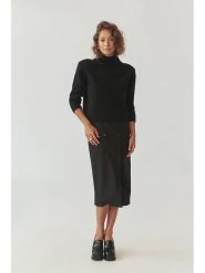 TATUUM Sweter "Malmana 1" w kolorze czarnym rozmiar: L. Czarne swetry klasyczne damskie TATUUM, l, z wełny, bez kołnierzyka. Za 316.99 zł.