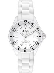 S. Oliver Zegarek kwarcowy w kolorze białym rozmiar: onesize. Białe, analogowe zegarki damskie S.Oliver, sztuczne. Za 86.99 zł.