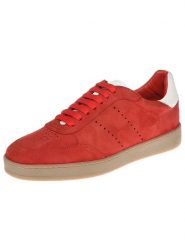 Cinque Skórzane sneakersy "Lucia" w kolorze czerwonym rozmiar: 38. Czerwone obuwie sportowe damskie Cinque, bez zapięcia. Za 280.44 zł.