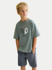 Mayoral Komplet t-shirt i spodenki 6690 Kolorowy Regular Fit. T-shirty i koszulki chłopięce Mayoral, bez wzorów, z bawełny, bez kołnierzyka, bez ramiączek. Za 159.99 zł.