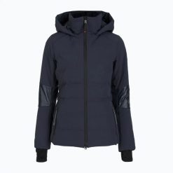 Kurtka narciarska damska BOGNER FIRE+ICE Cadja 2. Niebieskie kurtki sportowe damskie na zimę, l, bez wzorów, z elastanu, bez kaptura. Za 2,499.00 zł.