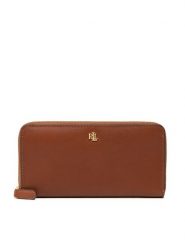 LAUREN RALPH LAUREN Portfel Zip Cont Wlt 432876730004 Brązowy. Brązowe portfele damskie Lauren Ralph Lauren, bez wzorów, ze skóry. Za 669.99 zł.