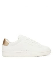 Tommy Hilfiger Sneakersy Low Cut Lace Up Sneaker T3A9-33976-1355 S Biały. Białe buty sportowe dziewczęce Tommy Hilfiger, ze skóry, bez zapięcia. Za 229.99 zł.