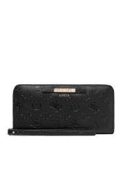 Guess Portfel Carmella Slg SWPD22 25146 Czarny. Czarne portfele damskie Guess, z aplikacjami, ze skóry. Za 294.99 zł.