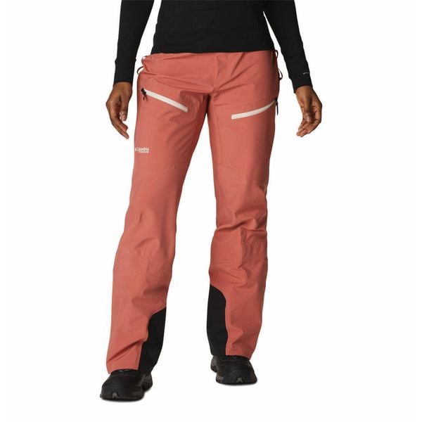 Spodnie narciarskie damskie Columbia Platinum Peak 3L Shell. Brązowe spodnie sportowe damskie Columbia, na zimę, l, bez wzorów, narciarskie. Za 729.99 zł.