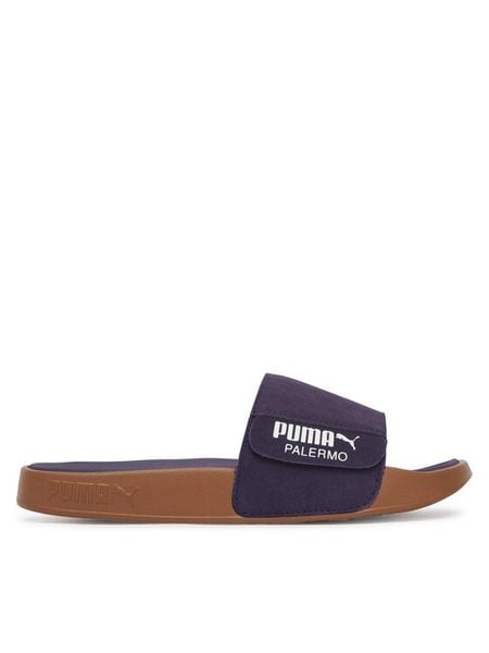 Puma Klapki Leadcat 2.0 Palermo Foil 399041 12 Granatowy. Niebieskie klapki damskie Puma, bez wzorów, bez obcasa, bez zapięcia. Za 229.99 zł.