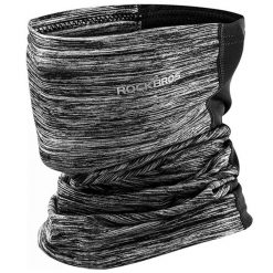 Chusta sportowa wielofunkcyjna dla dorosłych Rockbros LF7759 ocieplana. Szare chusty damskie ROCKBROS, na zimę, bez wzorów, z materiału. Za 49.90 zł.
