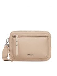 DeeZee Torebka DZE-S-012-07 Beżowy. Brązowe listonoszki damskie DeeZee, bez wzorów, ze skóry, bez dodatków. Za 129.99 zł.