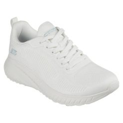 Buty do chodzenia damskie Skechers 117209SAGE. Białe obuwie sportowe damskie Skechers, z gumy, bez zapięcia, trekkingowe, Skechers Sport. Za 328.00 zł.