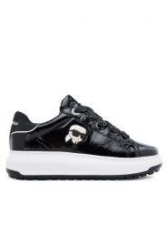 KARL LAGERFELD Sneakersy KL67531 Czarny. Czarne obuwie sportowe damskie KARL LAGERFELD, ze skóry, bez zapięcia. Za 589.99 zł.