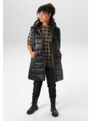 Aniston Kamizelka pikowana w kolorze czarnym rozmiar: 46. Czarne kamizelki damskie Aniston, bez wzorów, bez kaptura. Za 139.20 zł.