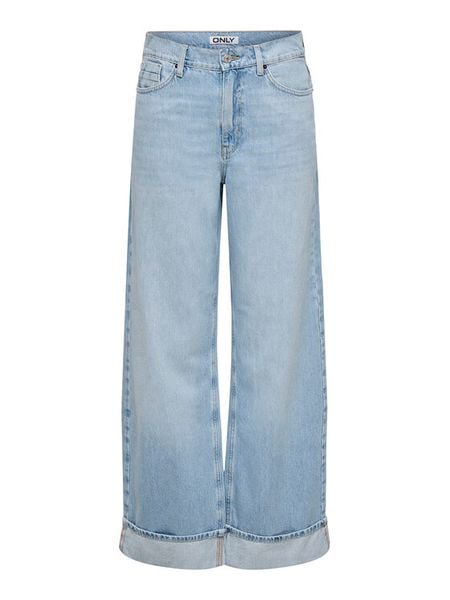 ONLY Jeansy Hope 15343018 Niebieski Wide Leg. Niebieskie jeansy damskie Only. Za 185.99 zł.