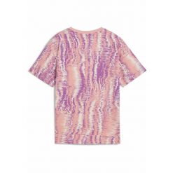 Młodzieżowa koszulka Essentials Nature 2.0 PUMA Pink Fruit. Czerwona bluzki damskie Puma, m, bez wzorów, z gumy, bez kołnierzyka, bez ramiączek. Za 109.00 zł.