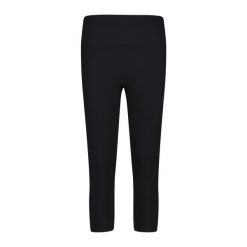 Damskie legginsy 3/4 CMP Sara. Czarne legginsy damskie CMP, bez wzorów. Za 209.00 zł.